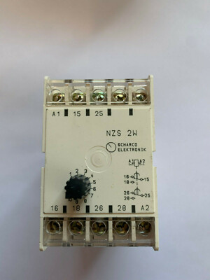 Scharco Elektronik Zeitrelais Typ: NZS 2W / Neuwertig !