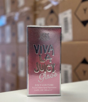 * VIVA LA JUICY GLACE * Juicy Couture 3.4 oz edt Women * BRAND NEW BOX SEALED *