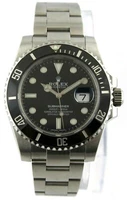 ROLEX SUBMARINER OYSTER 116610LN BLACK CERAMIC MENS 40MM DATE WATCH BOX PAPERS