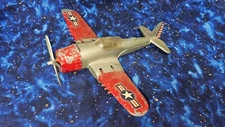 Vintage Hubley P-47 U.S. WWII Navy Thunderbolt Fighter Bomber Plane No. 495