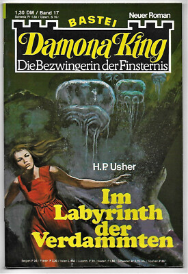 Damona King Band 17 Bastei Im Labyrinth der Verdammten von H.P. Usher 1. Auflage