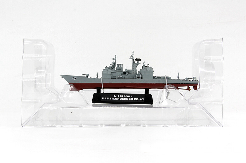 (未使用･未開封品)　Easy Model Warship 1:1250 - USS Ticonderoga Cruiser CG-47 - EM37401 ar3p5n1 Ticonderoga-class Cruiser 1:1250 Display Model - Easy Model