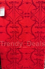 Ikea VINTERFINT Tablecloth 100% Cotton, Red Patterned, 57x94" - NEW