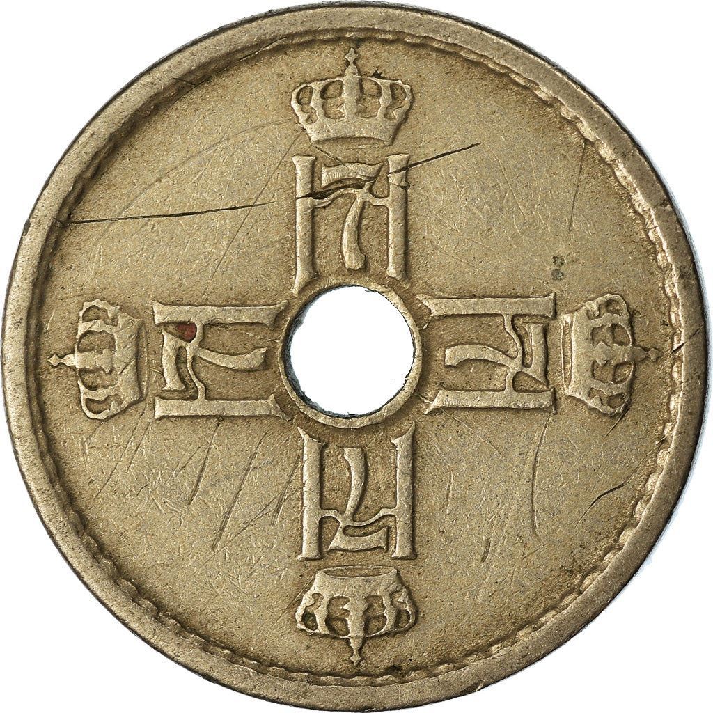 未　デンマーク領フェロー諸島　04年　旧紙幣　超高額　500クローナ　P-27 Norway 25 Ore Coin | Haakon VII | KM384 | 1924 - 1950 | eBay