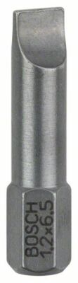 15x BOSCH Schrauberbit Extra-Hart S 1,2 x 6,5, 25 mm