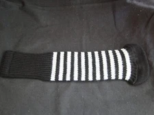 Knitted Zebra Style Golf Club Head Covers - Driver, Fairway, Putter - Universal