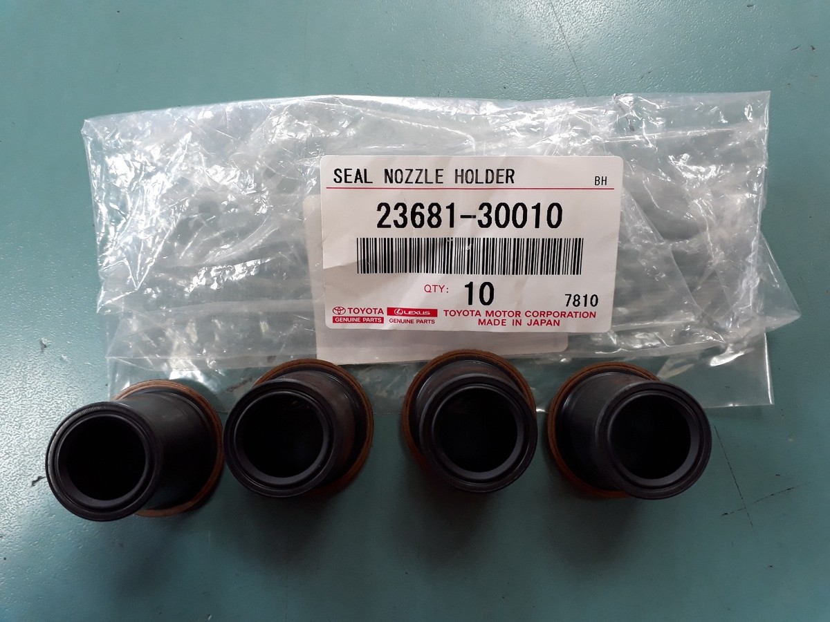 4x GENUINE INJECTOR NOZZLE HOLDER SEAL TOYOTA LAND CRUISER KDJ120