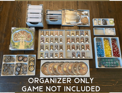 Steampunk Rally Fusion Board Game Insert / Organizer 