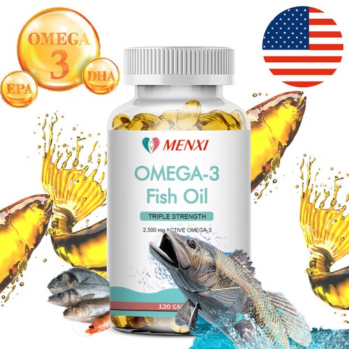 Omega 3 Fish Oil Capsules 3600mg Nature Alaskan Fish Antarctic Krill EPA & DHA - Picture 1 of 12
