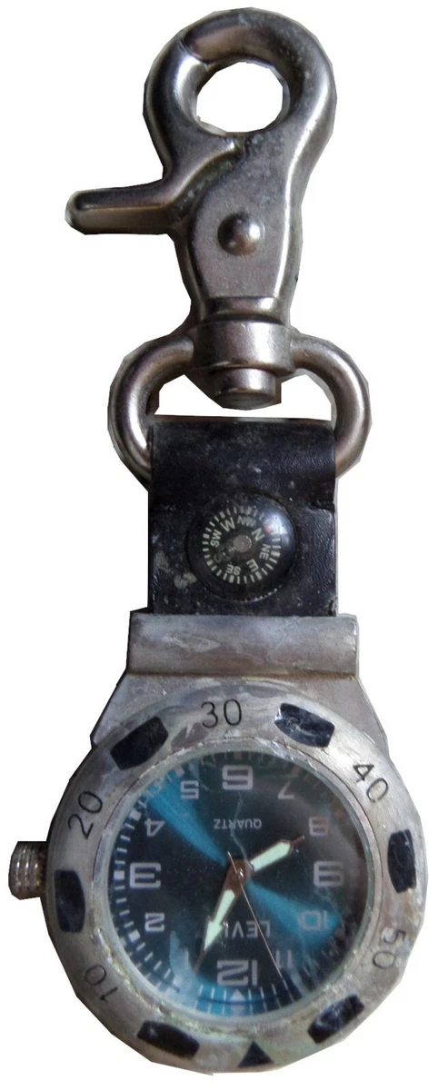 Levi Strauss Co Keychain V180 Watch Compass Keyfob - non working - vintage