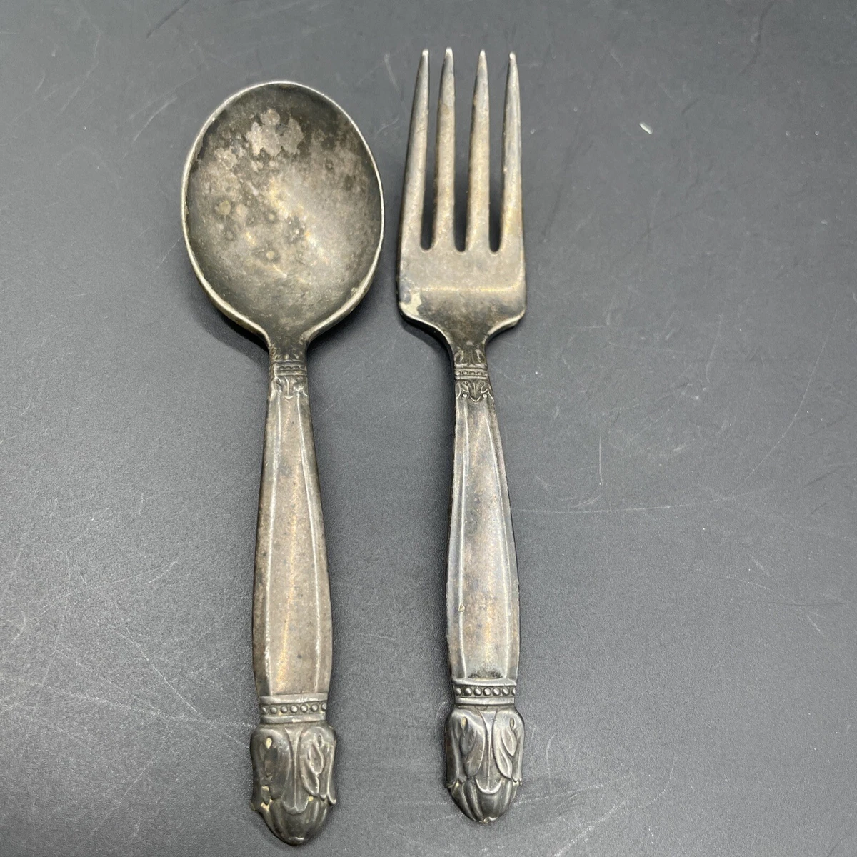 Holmes and edwards best sale baby spoon and fork