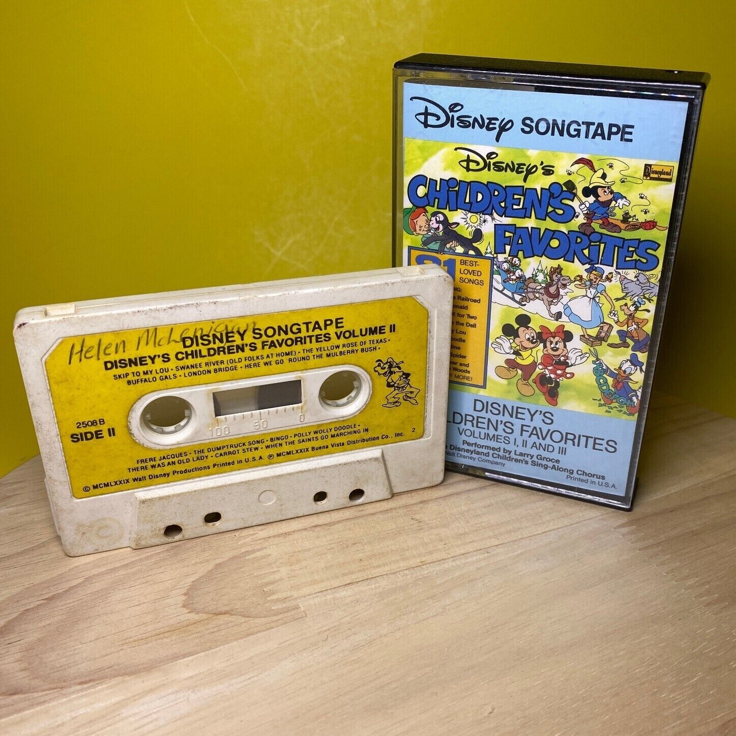 Disney Songtape Disney's Children's Favorites Volume II Cassette Tape