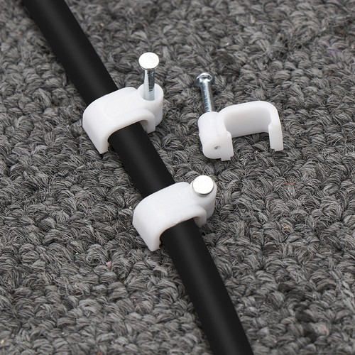 Fixer Holder Kabel Clip Veranstalter Klemme Befestigung von StahlNägeln - Photo 6/15