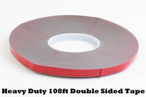 2 Pack Heavy Duty Double Sided Adhesive Tape 1/2 inch 216ft Super Sticky for Car - Picture 3 of 9