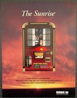 ROWE AMI LaserStar THE SUNRISE CD Wall Jukebox Flyer 1998 - Box Shipped — photo 1