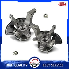 For Ford Escape 2Pcs Front LH & RH Steering Knuckle & Wheel Hub Bearing Assembly
