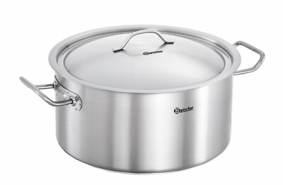 Bartscher Kochtopf Deckel Edelstahl Topf 100449 10,4 Liter  induktionsfähig NEU
