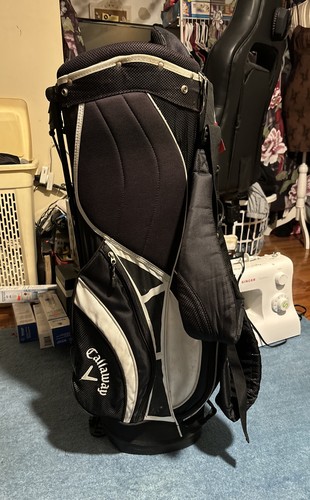 Callaway Golf Cart Carry Bag Black White - Picture 3 of 6