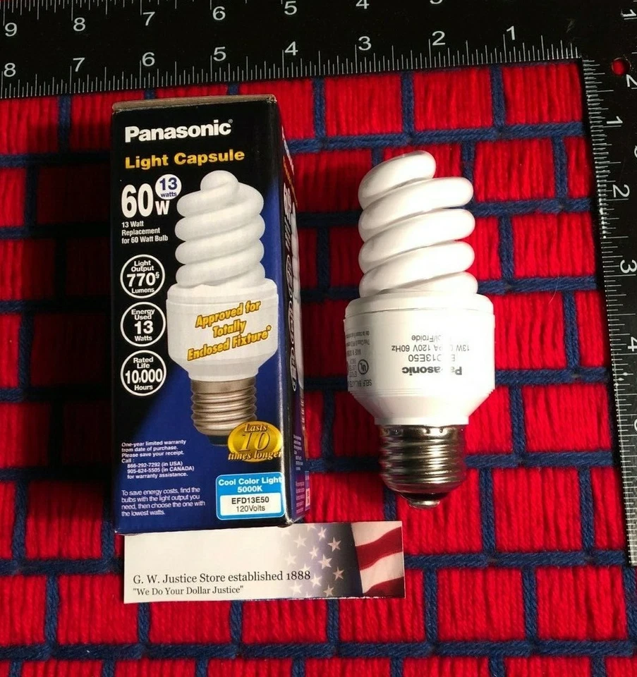 26w & 13w Verilux Natural Spectrum light bulb GU24 w/ free adapter CFS26GU24VLX - Image 3 of 4