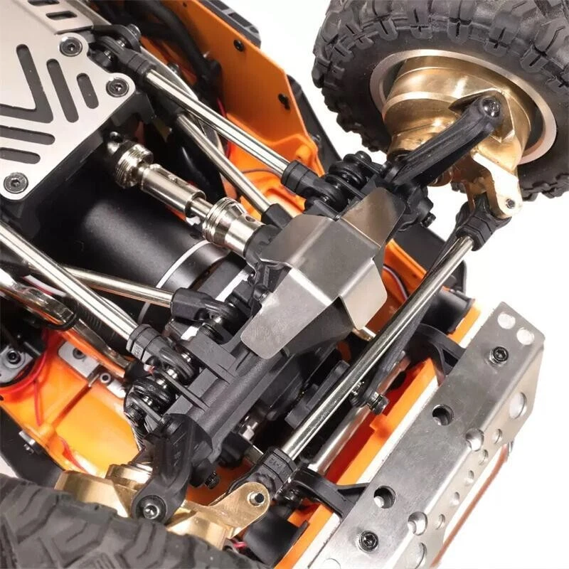 Stainless Steel Chassis Armor Protector Skid Plate for MJX 1/12 H12Y H12+ RC Car - Image 4 of 4