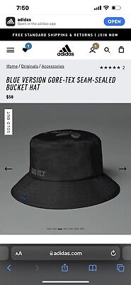 adidas BLUE VERSION GORE-TEX Seam Shield Bucket Hat Black adidas BLUE VERSION GORE-TEX Seam Shield Bucket Hat Black