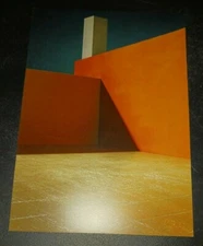 James CASEBERE Emotional Architecture art gallery invitation card 2017 Madrid