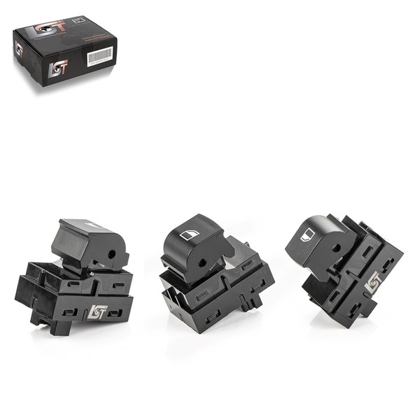 3X Schalter Fensterheber Hinten Vorne Rechts FüR Bmw 5Er F10 F11 F07 6Er F06 F12-image