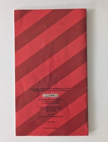 100% Complete! The Punisher Sega Genesis RARE Original Skull Tattoo Insert