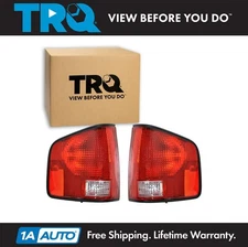 TRQ Rear Tail Lights Set Fits 94-04 Chevrolet S10 GMC Sonoma 96-00 Isuzu Hombre