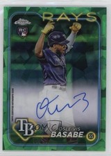 2024 Topps Chrome Sapphire Edition Green 35/99 Osleivis Basabe #CSA-OB Auto 0a5t