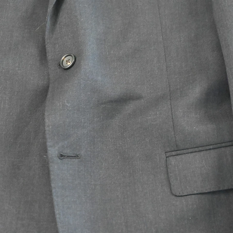 Blazer Traje Chaqueta Abrigo Deportivo Hart Shaffner Marx 44L Gris Carbón Lana EE. UU. Para Hombre Foto 3 de 4