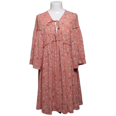 Natura, Kleid, Größe: L, Orange/Mehrfarbig, Blumen, Damen #hyP