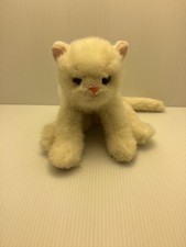 Ty Baby Delilah White Plush Cat Beanie Buddy