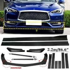 Front Bumper Lip Spoiler Splitter Car Body Rear For Infiniti G37 Coupe Sedan