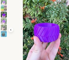 D Printed Tire-Shaped Succulent Planter: Mode...