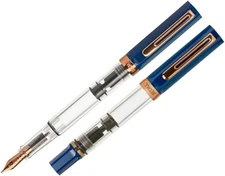 TWSBI Fountain Pen Eco Indigo Blue with Rose Gold Inhalation Type TW020010 1.1mm