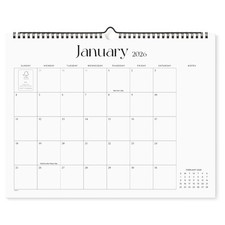 Simplified 2026 Wall Calendar 18 Months Jan 2026Jun 2027 14.2x11.2 Inch