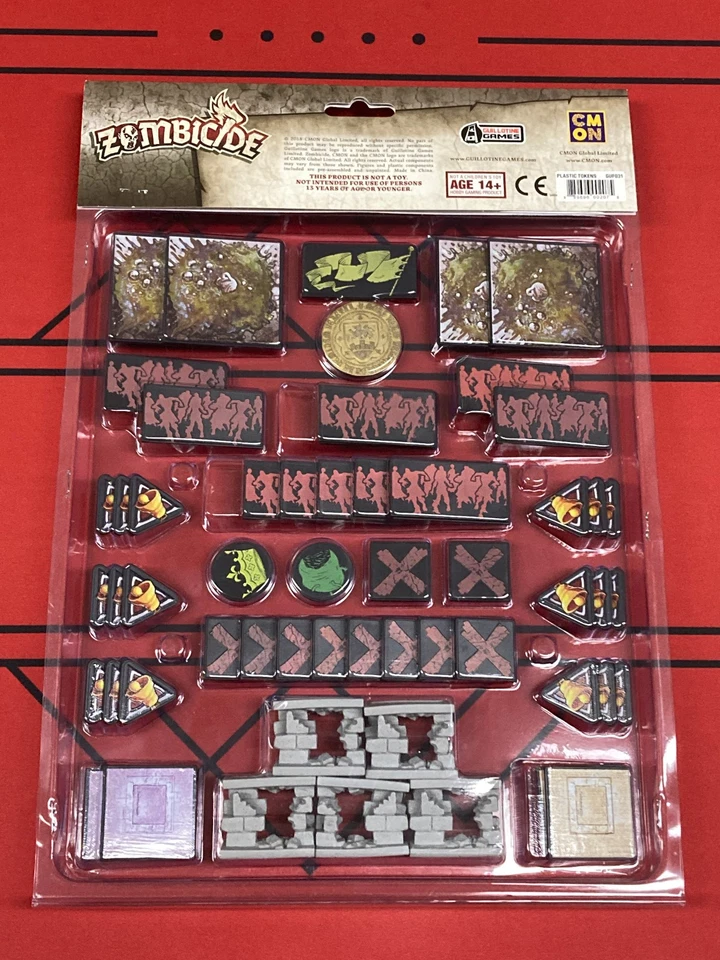 Zombicide Black Plague 62 Plastic Tokens Pack (NIB Kickstarter Exclusives) - Image 2 of 2