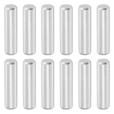 12 Pcs 6x25 mm 316 Stainless Steel Dowel Pin, Cylindrical Shelf Support Peg Pin