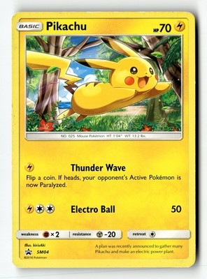 Pokemon Karte Pikachu - (Target Non-Holo) LP SM Promos SM04