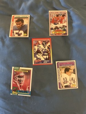Topps Score NFL Football Linebacker Greats RGradishar, DT, HCarson & LT