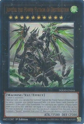 Jupiter the Power Patron of Destruction (Starlight Rare) DOOD-EN044 Yugioh NM