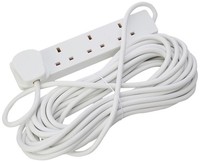VerläNgerungskabel 10M 4-Fach Pro Elec PELB1906 Weiß Steckdosenleiste