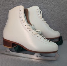Riedell 320W Women 8W Figure Ice Skates - Club 2000 Sheffield England - Vintage