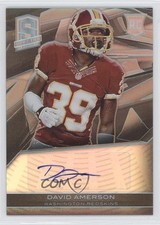 2013 Panini Spectra Rookie Auto /99 David Amerson #129 Rookie Auto RC