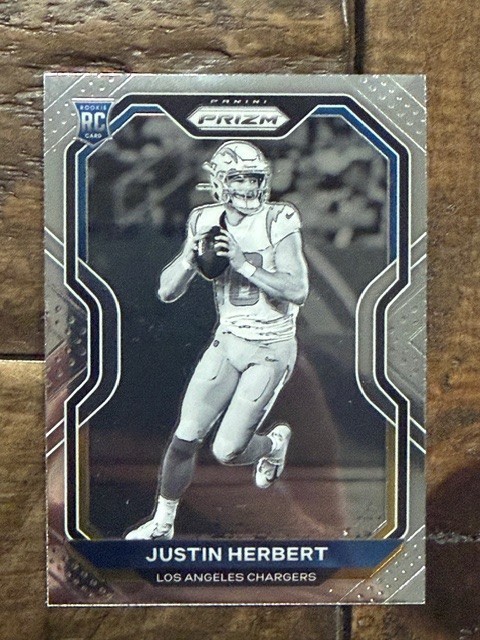 2020 Panini Prizm - Rookie Variation Justin Herbert #325 Negative (RC) NFL