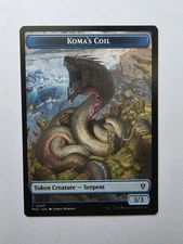 Koma's Coil - Drake 0007-0006 Double Sided Token Karlov Manor Commander MTG NM
