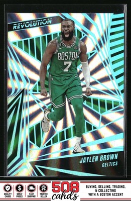 2023-24 Panini Revolution #72 Jaylen Brown Sunburst #/75