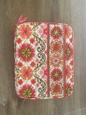 Vera Bradley Multicolor Floral Tablet Case Quilted Ipad Cover Kindle Sleeve