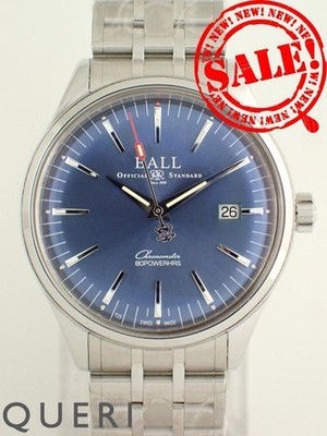BALL WATCH Trainmaster Manufacture 80 Blue NM3280D-S1CJ-BE TO253525